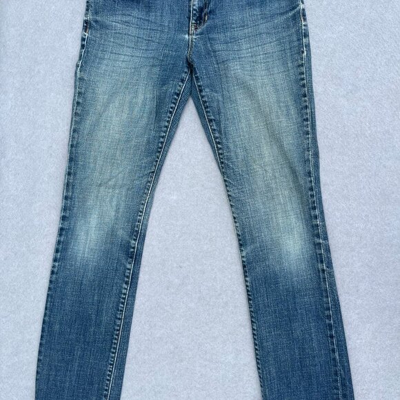 GAP Curvy Straight Jeans Size 4/27R Medium Wash Cotton - Picture 2 of 6